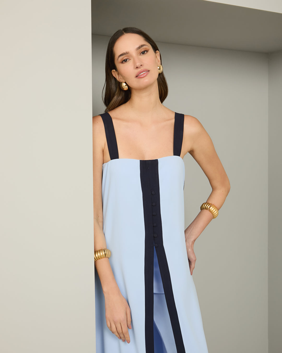Anne Fernandes Long Blouse+Pants Set
