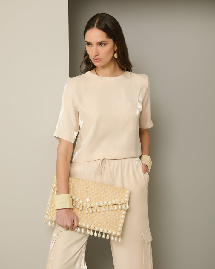 Anne Fernandes Blouse+Pants Set
