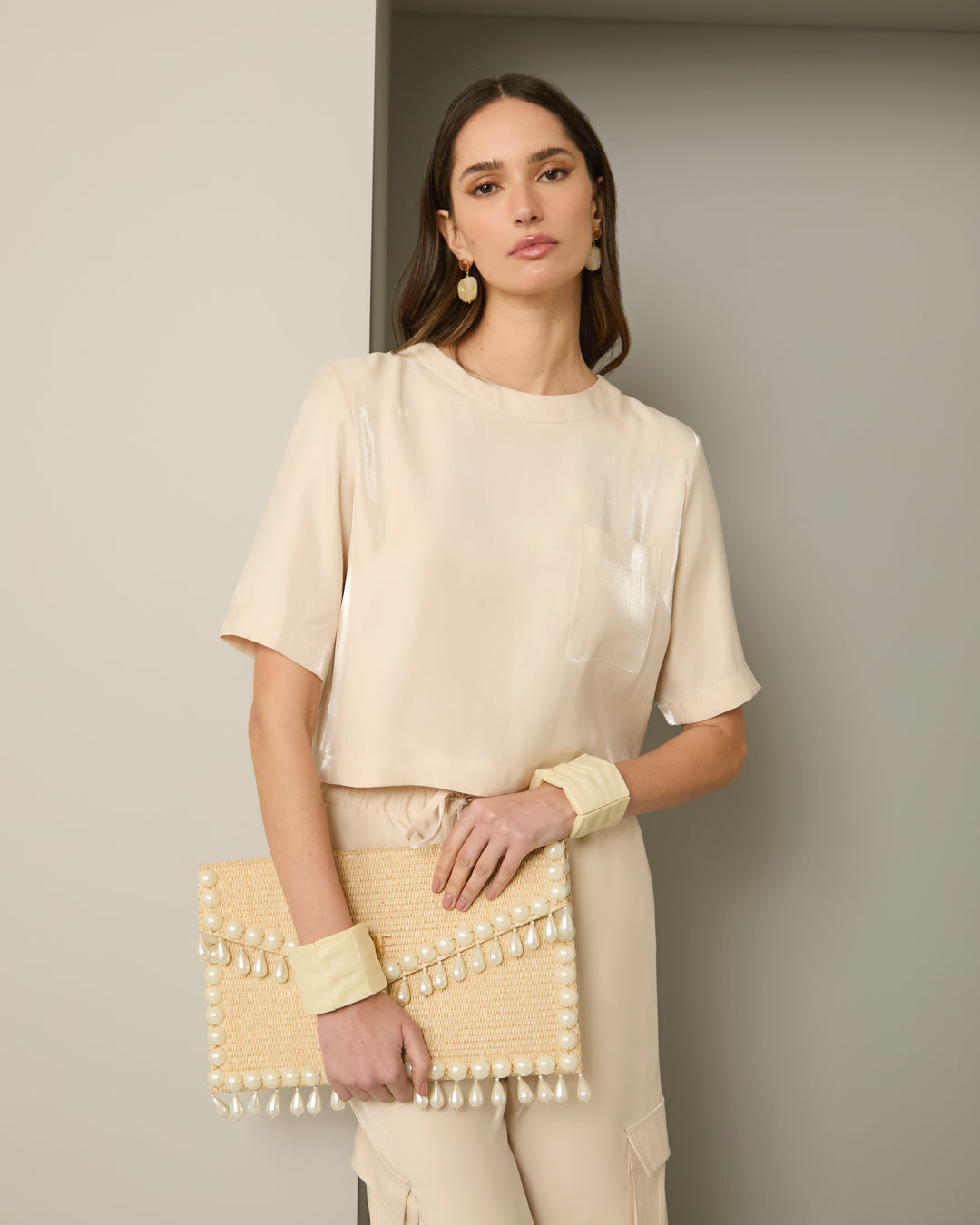 Anne Fernandes Blouse+Pants Set