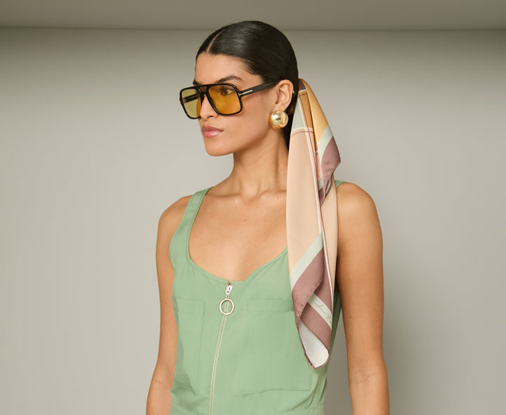Anne Fernandes Geometric Scarf