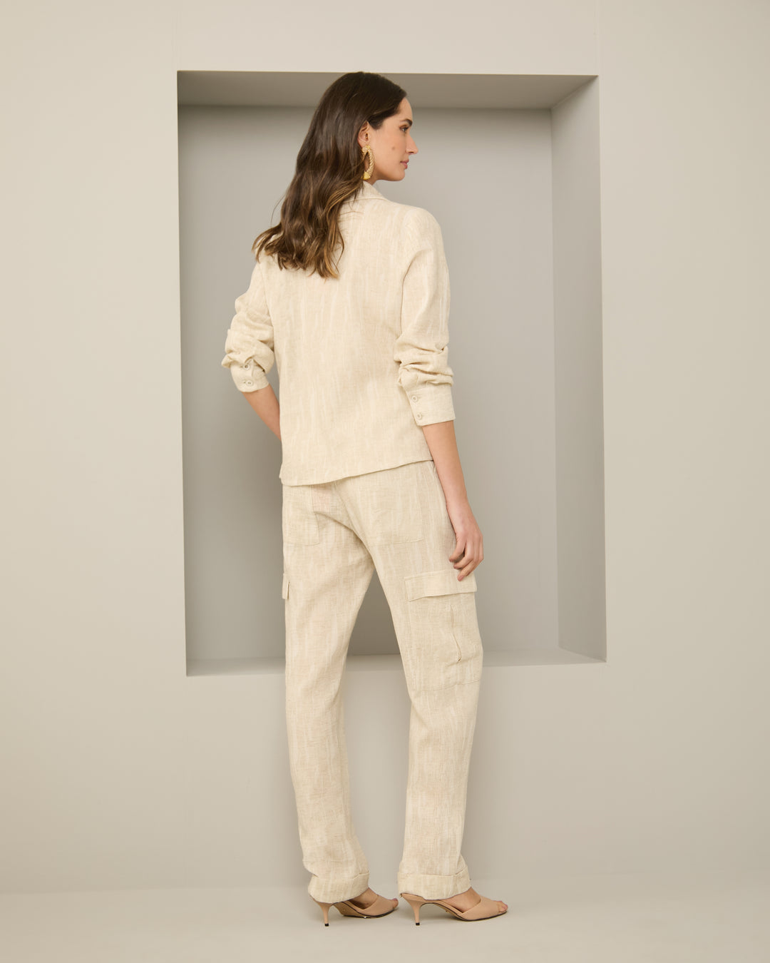 Anne Fernandes Natural Fibers Blouse+Pants Set