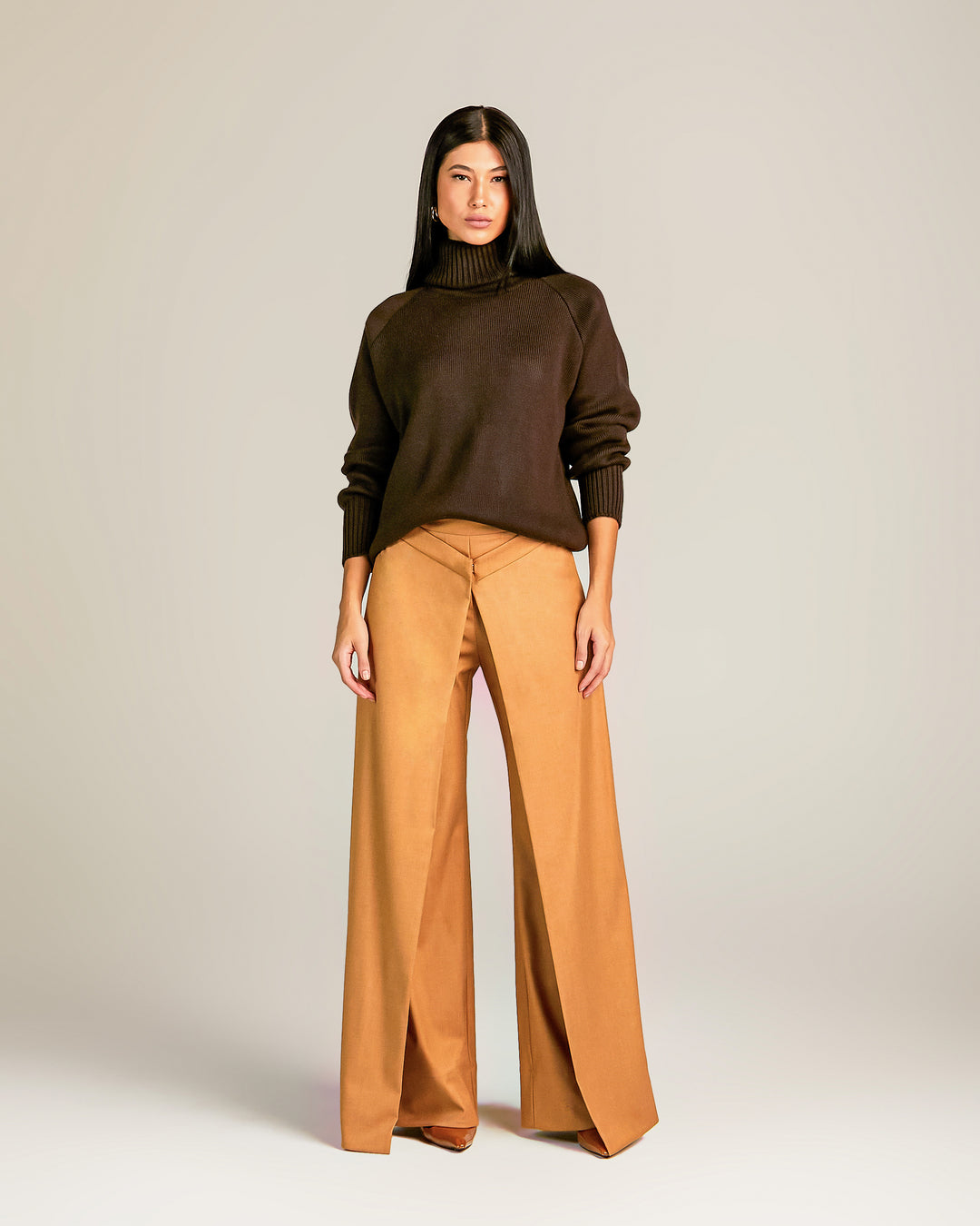 Blusa Tricot Gola Rolê Anne Fernandes