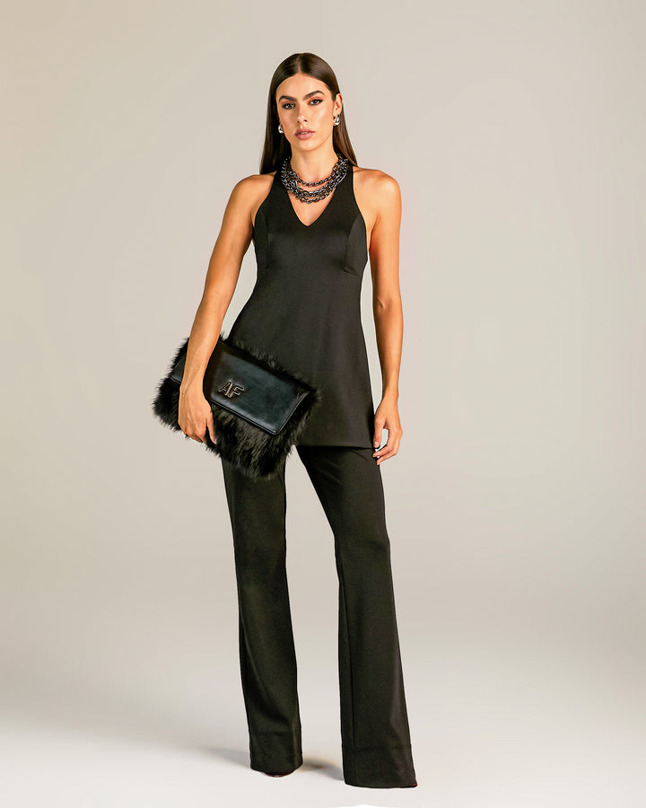 Anne Fernandes Racerback Tank Top+Pants Set