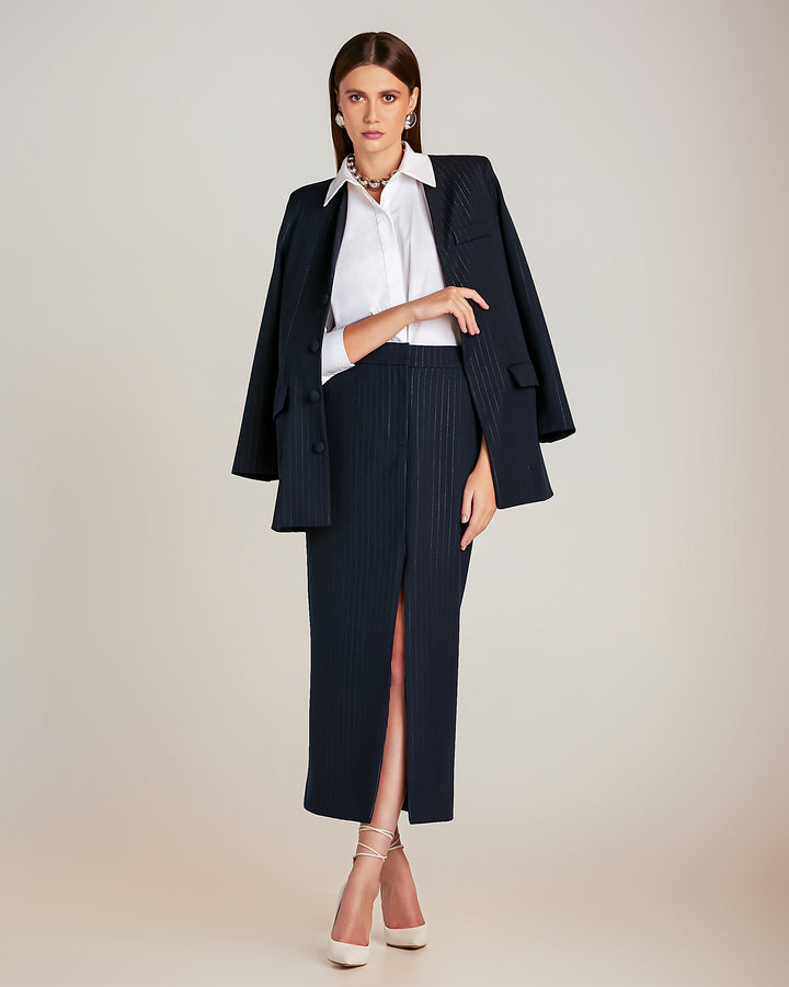 Anne Fernandes Blazer+Skirt Set