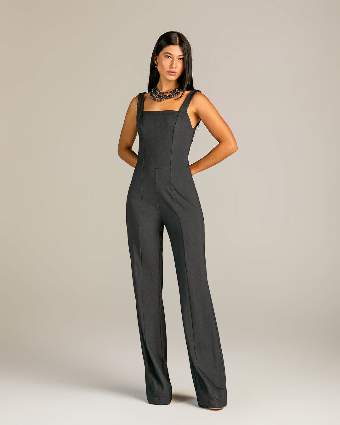 Anne Fernandes Jumpsuit+Jacket Set