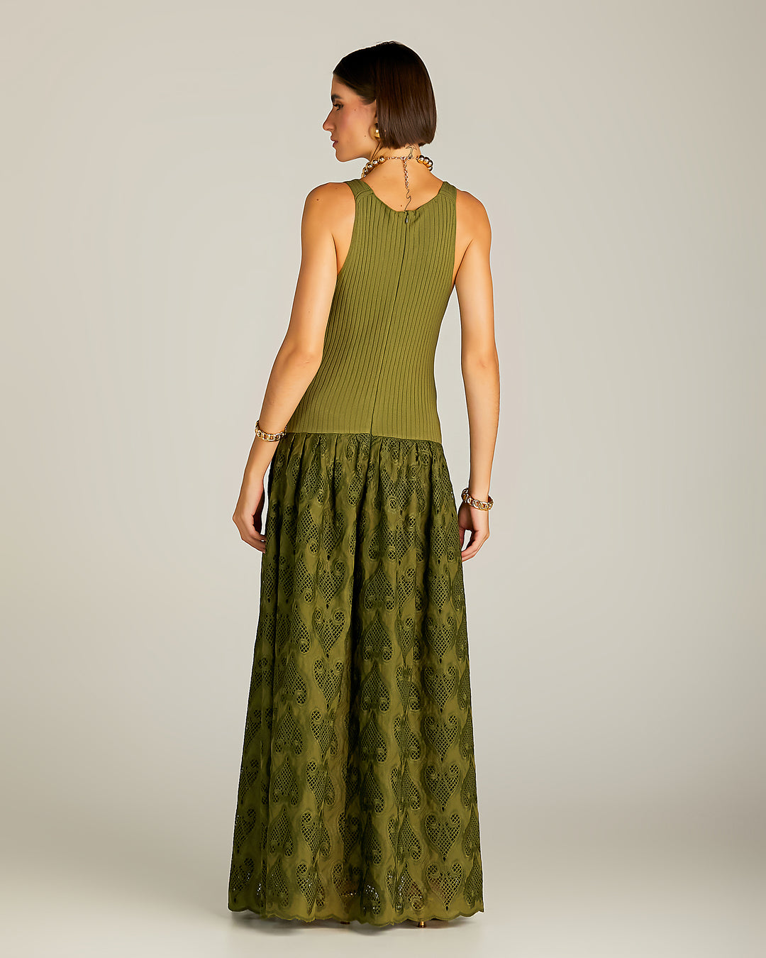 Anne Fernandes Dress+Tank Top+Jacket Set