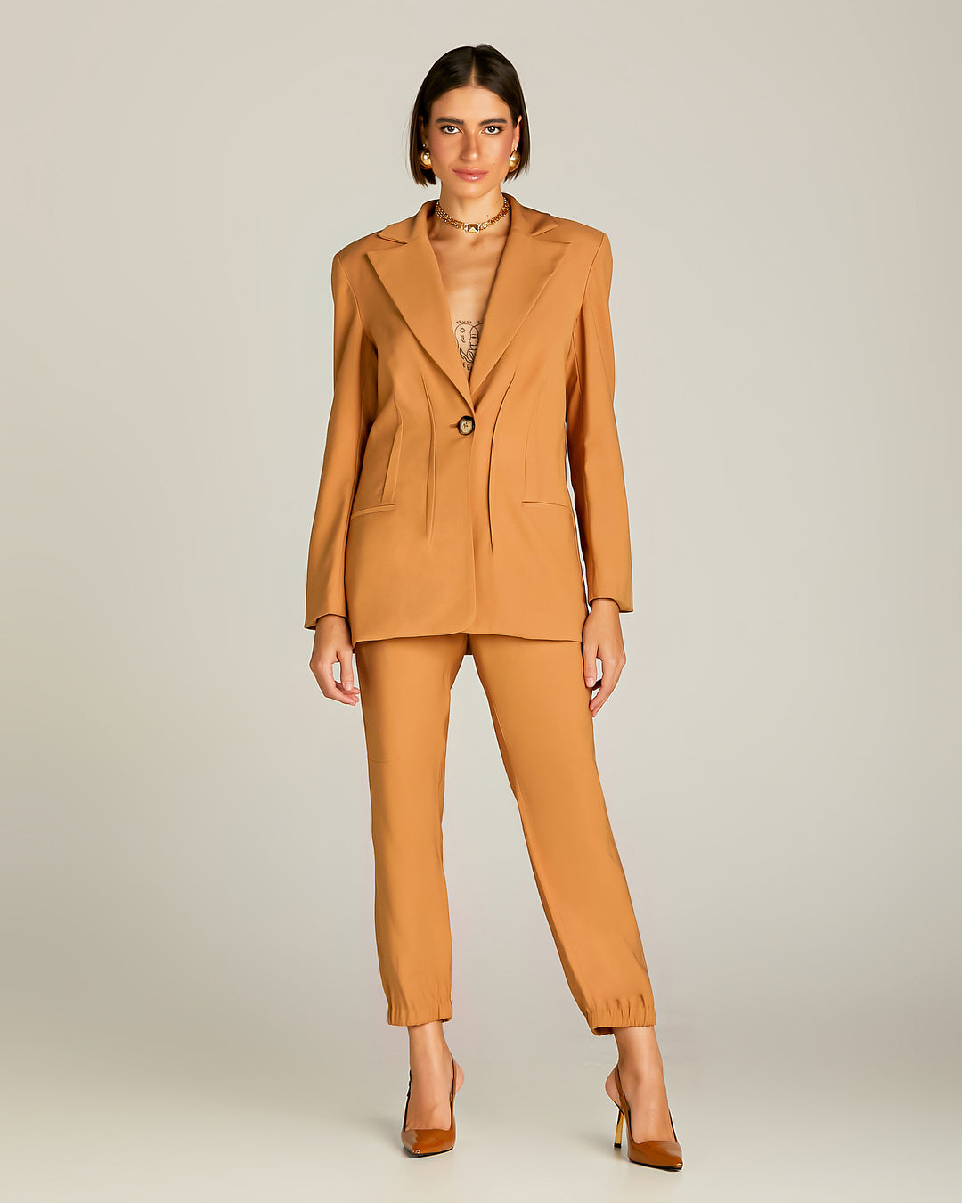 Anne Fernandes Tailored Blazer+Pants Set