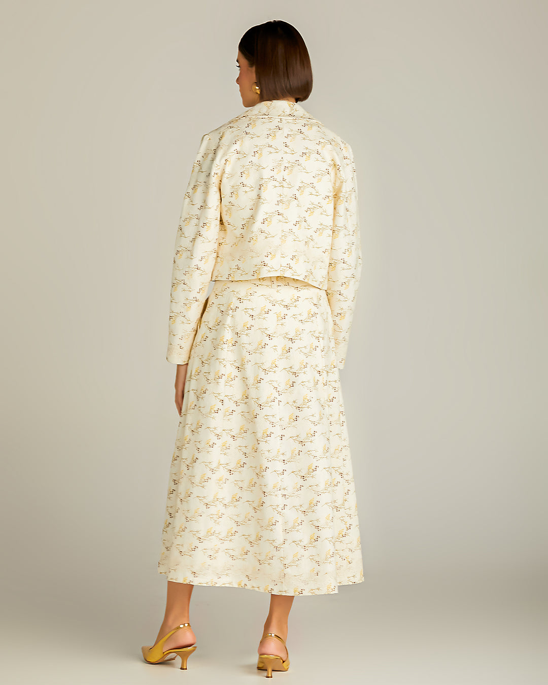 Anne Fernandes Jacket+Skirt Set