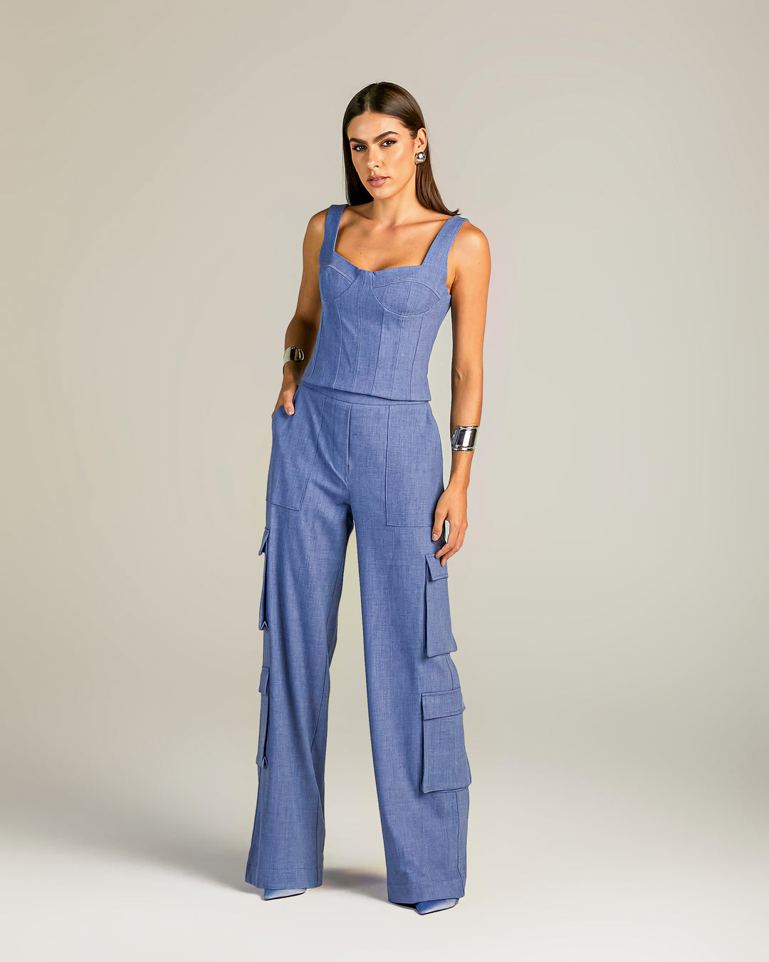Parka+Corset+Pants Set Anne Fernandes