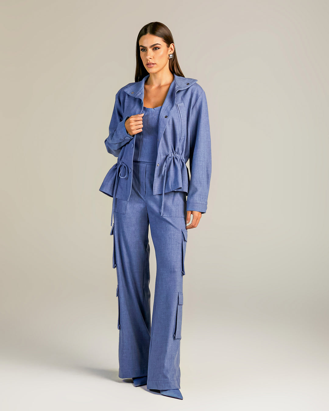 Parka+Corset+Pants Set Anne Fernandes