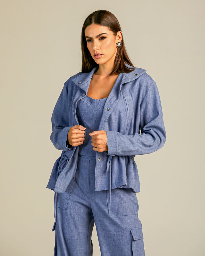 Parka+Corset+Pants Set Anne Fernandes
