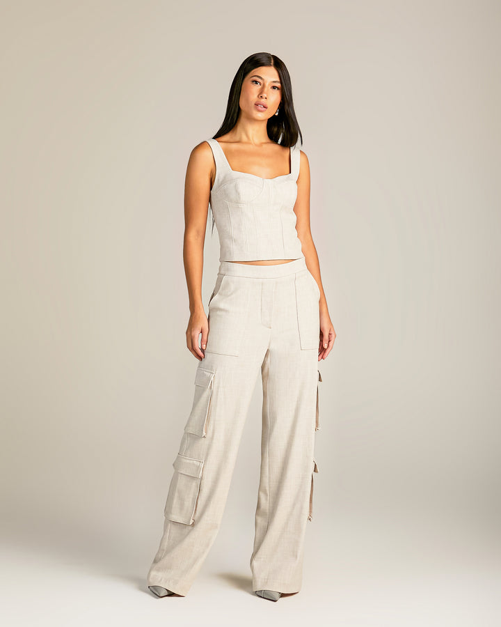 Parka+Corset+Pants Set Anne Fernandes