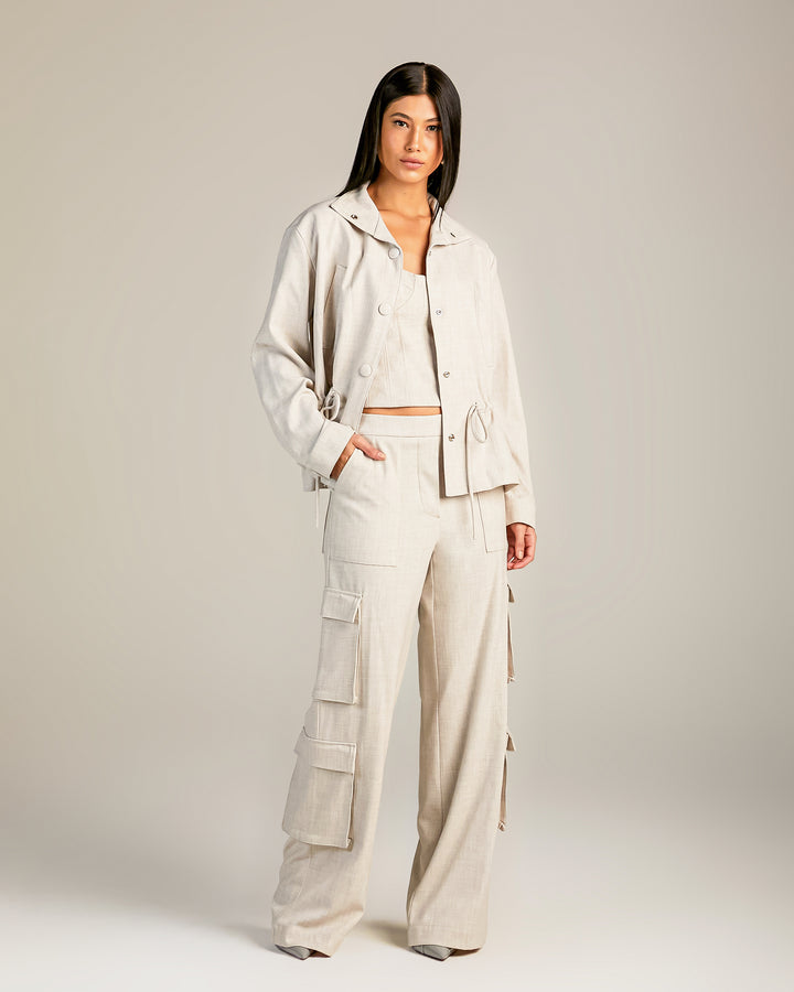 Parka+Corset+Pants Set Anne Fernandes