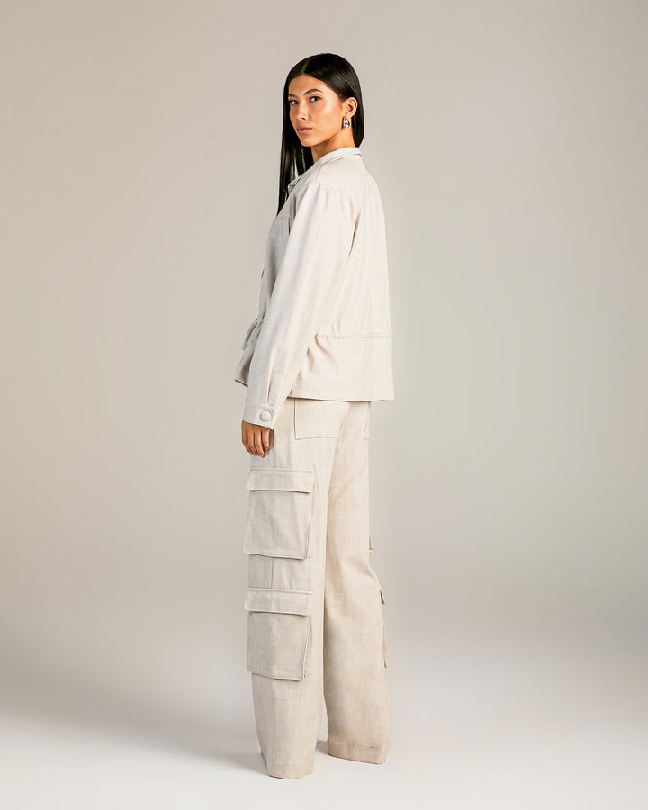 Parka+Corset+Pants Set Anne Fernandes