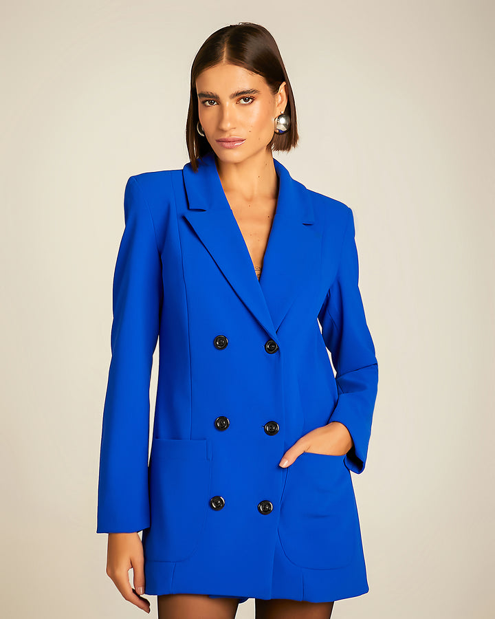 Maxi Blazer+Short Skirt Set Anne Fernandes