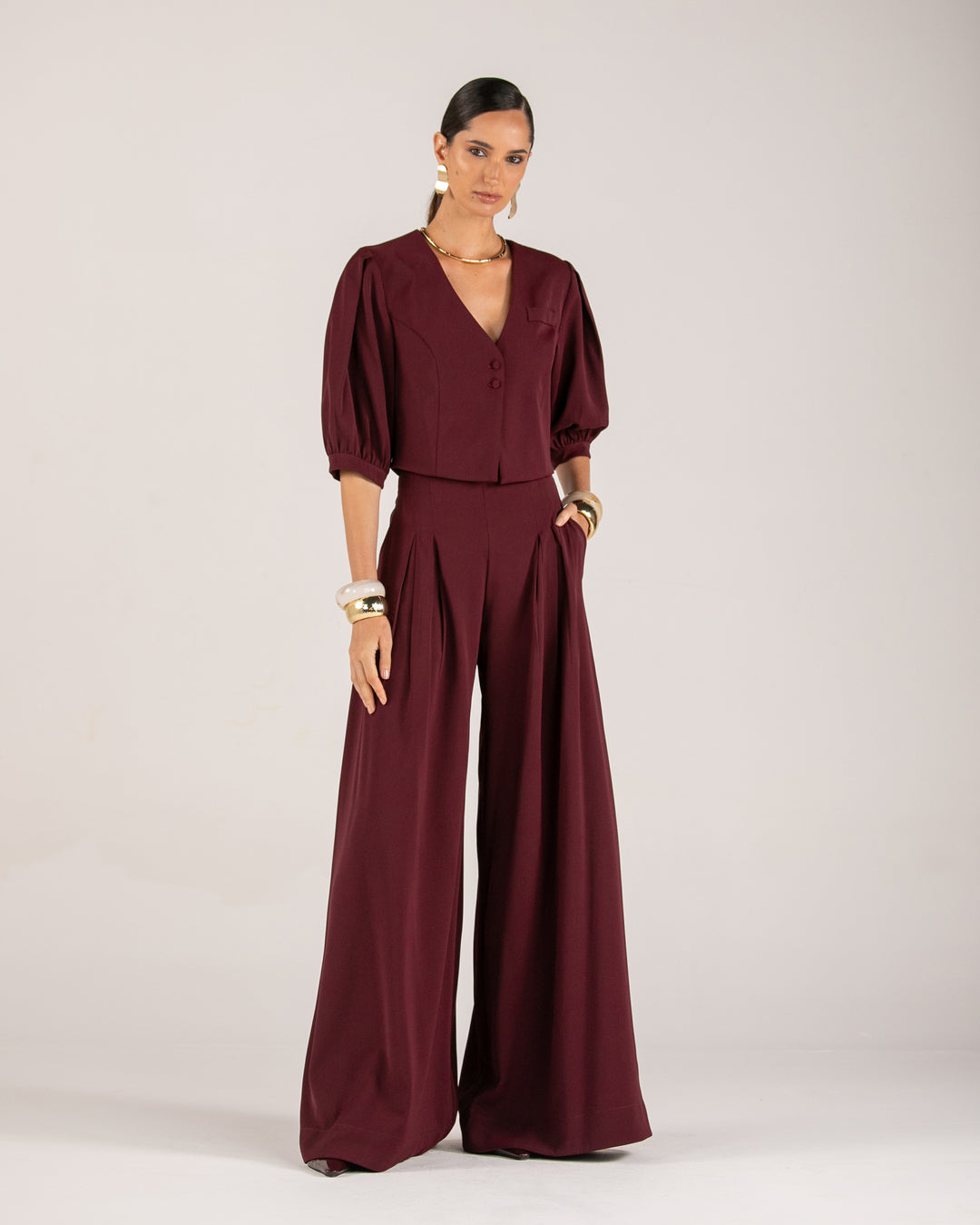 Blouse+Pants Set