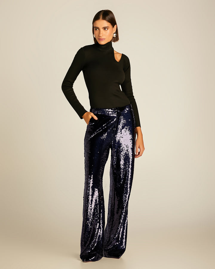 Anne Fernandes Cutout Knit Blouse