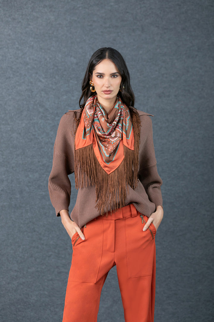 Folk Paisley Scarf