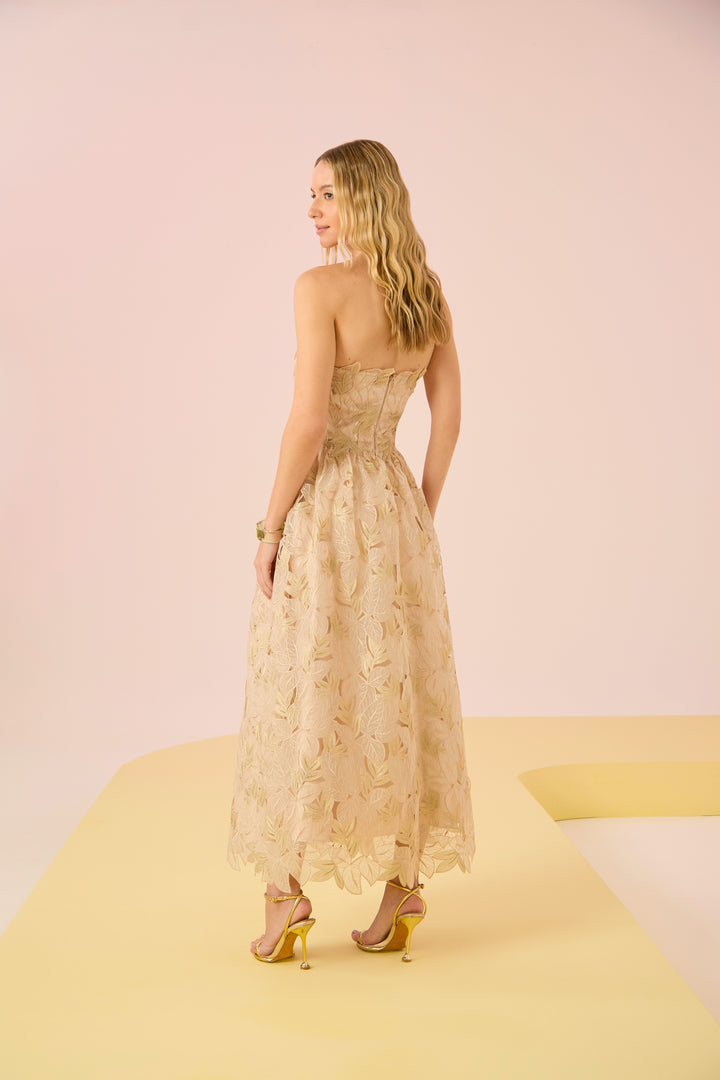Foliage Midi Dress