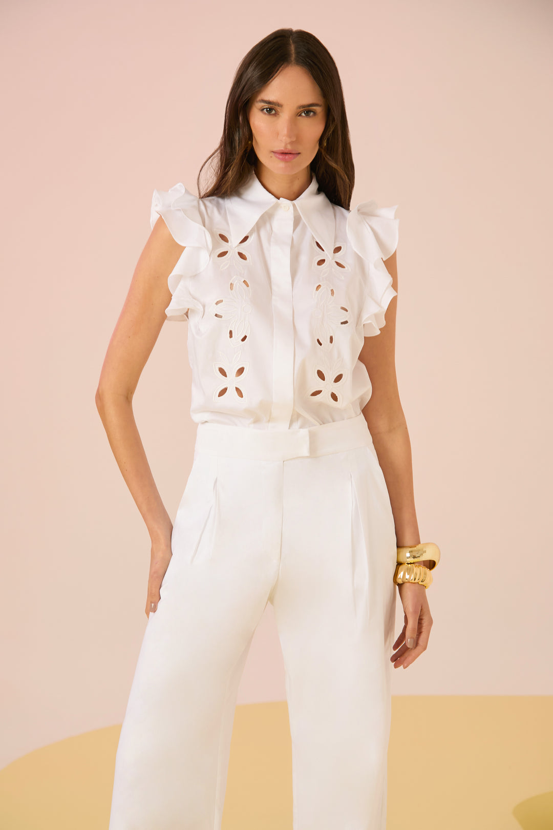 Conjunto Bordado Camisa+Calça