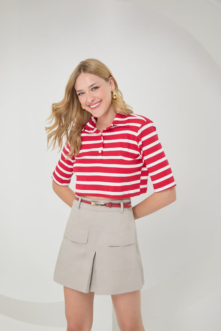 Short Skirt with Pockets