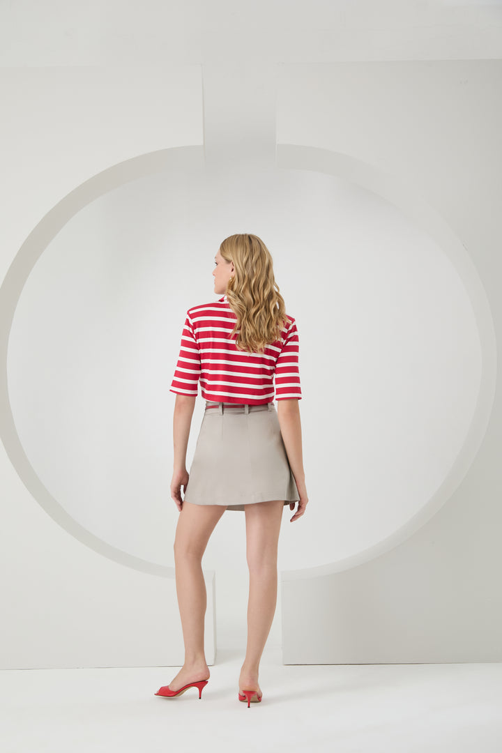 Short Skirt with Pockets