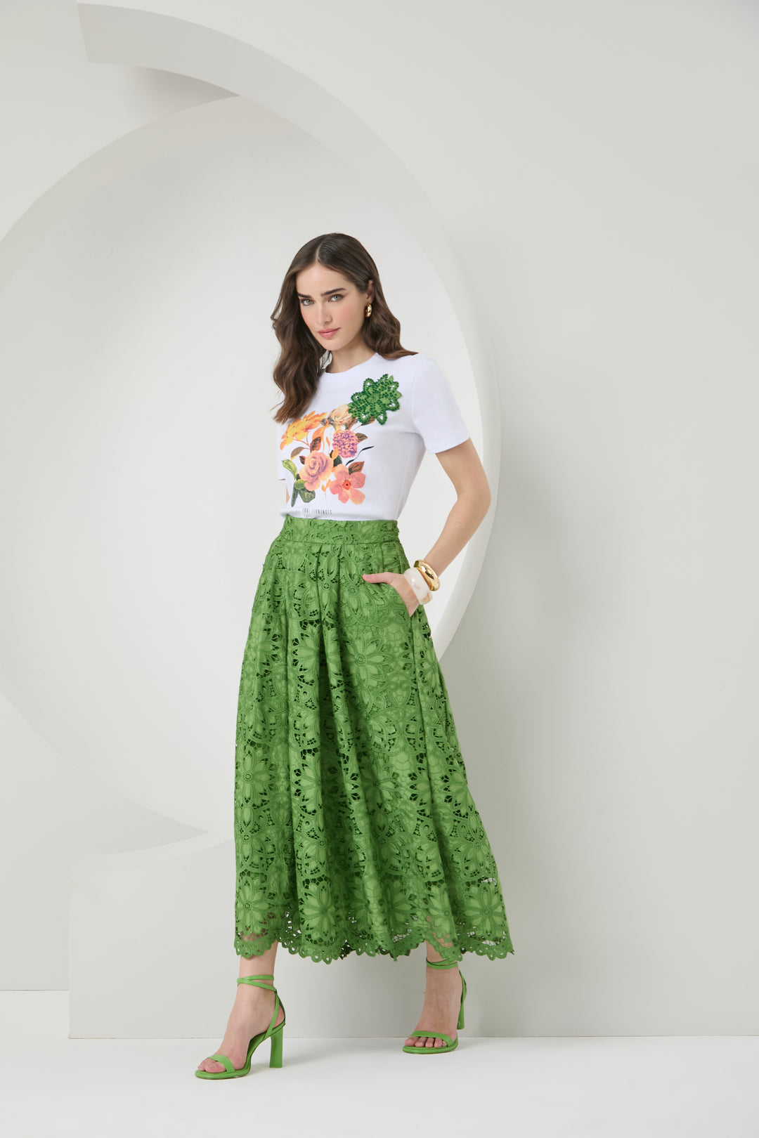 Embroidered Flower T-Shirt