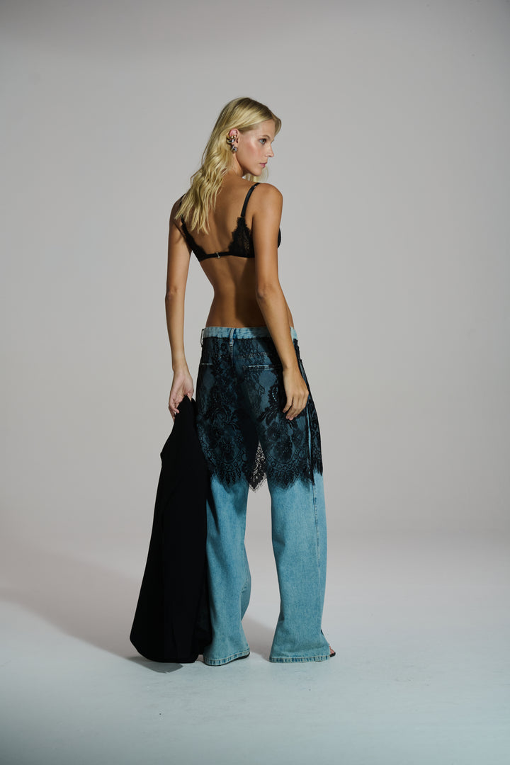 Lace Skirt Pants