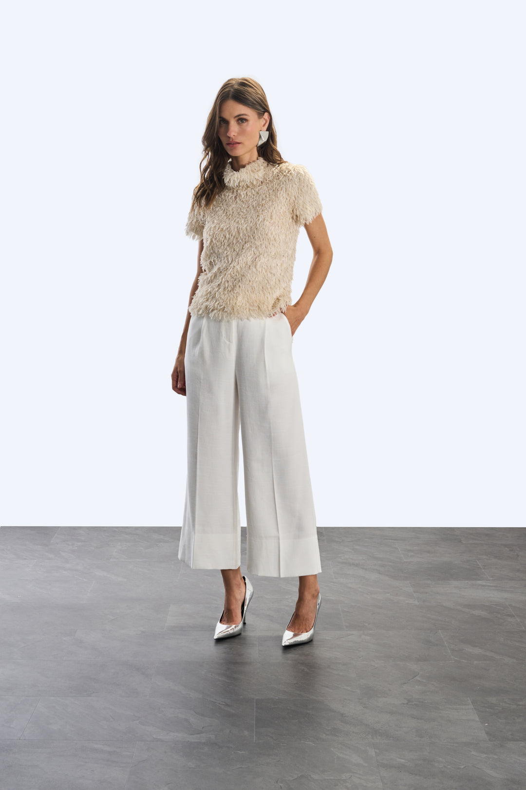 Fur blouse