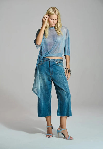 Bermuda Jeans Maxi