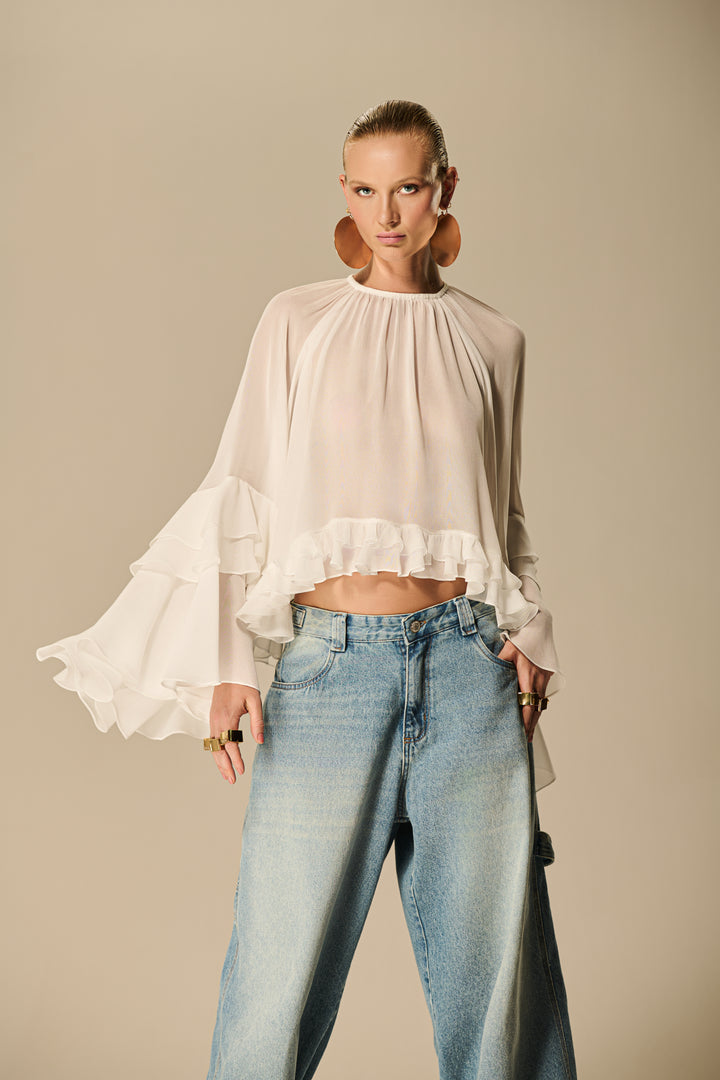 Calça Jeans Oversized