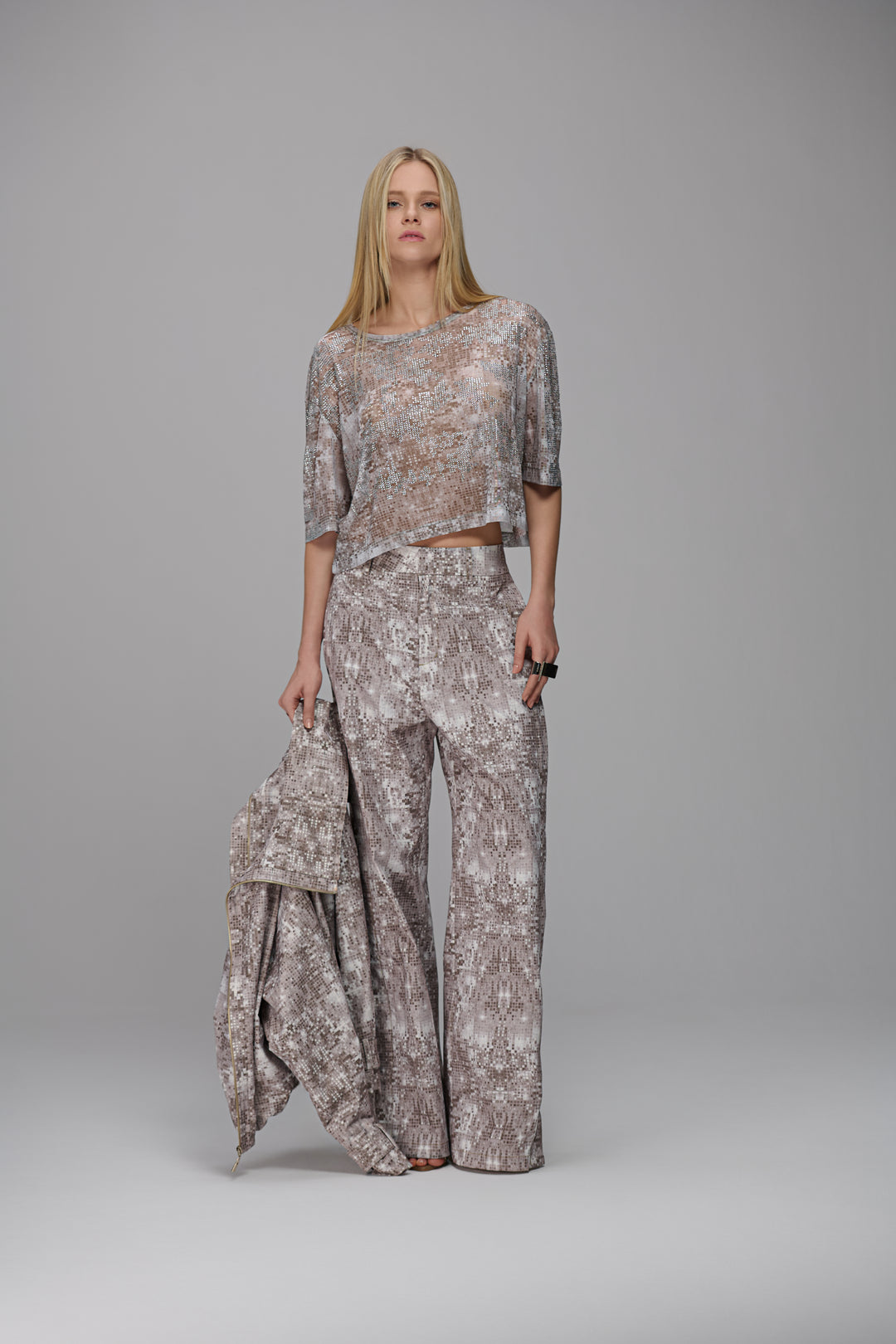 Tulle Transfer Blouse