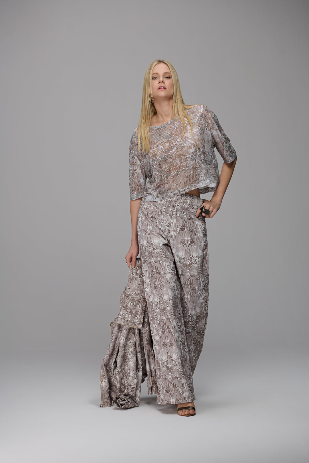 Tulle Transfer Blouse
