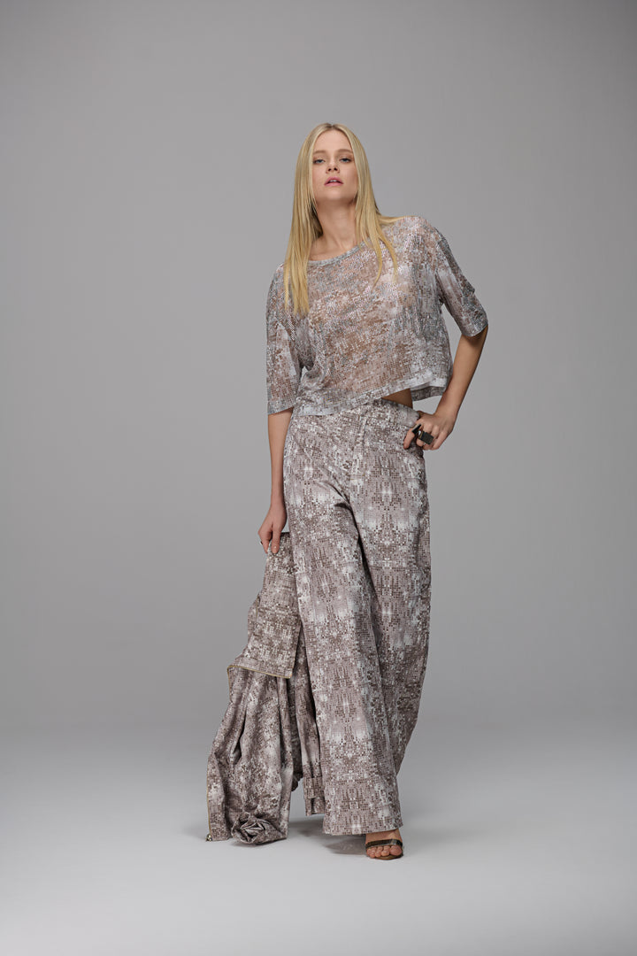 Tulle Transfer Blouse