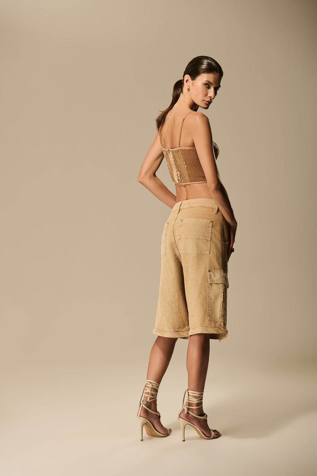 Calça Sarja Bermuda