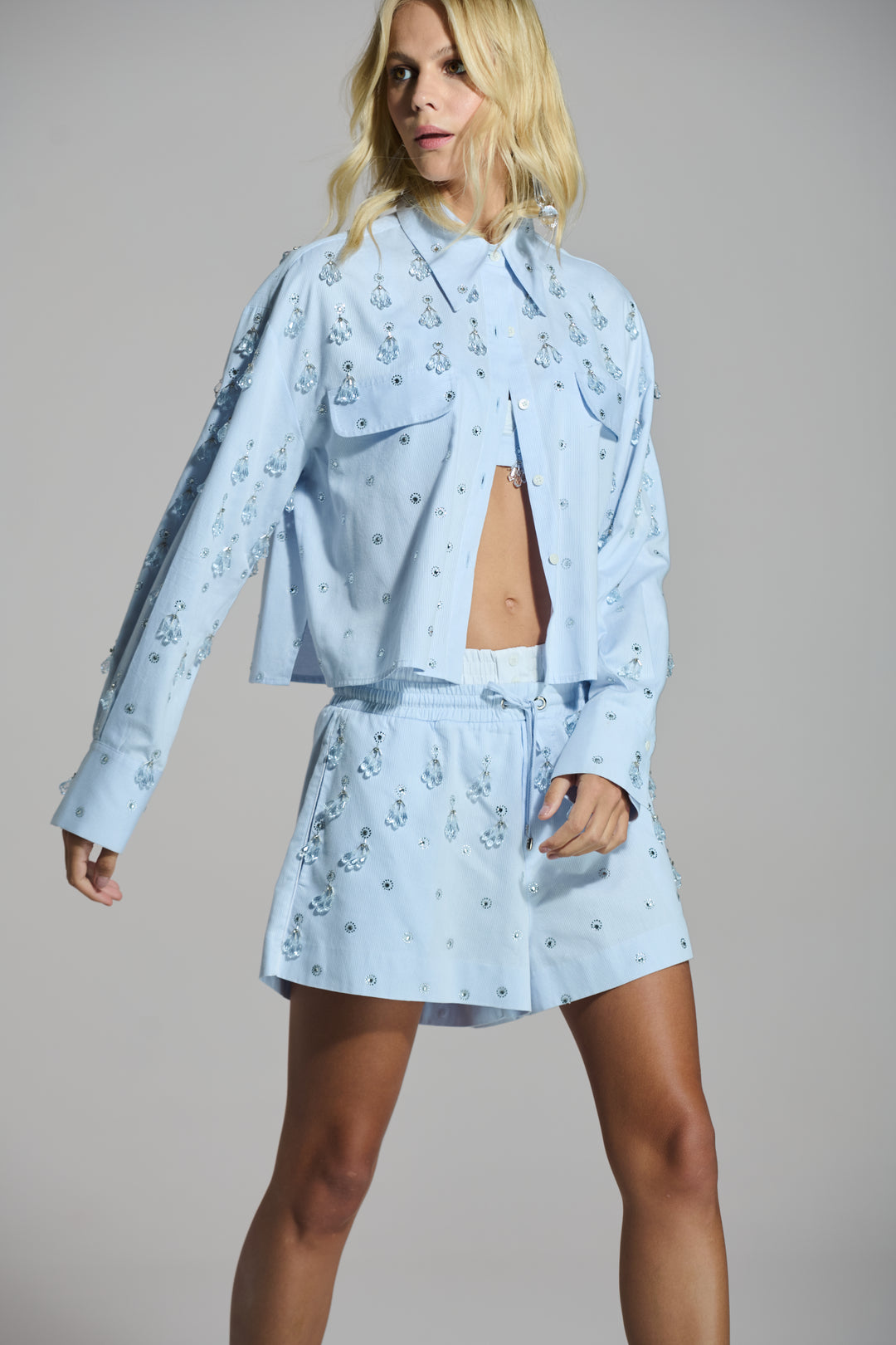 Crystal Embroidered Shirt