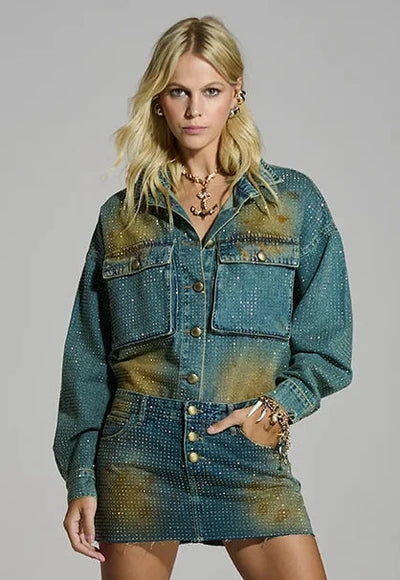 Distressed Denim Shirt