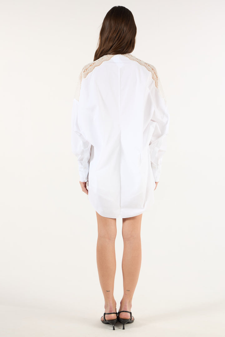 Lace Insert Shirt