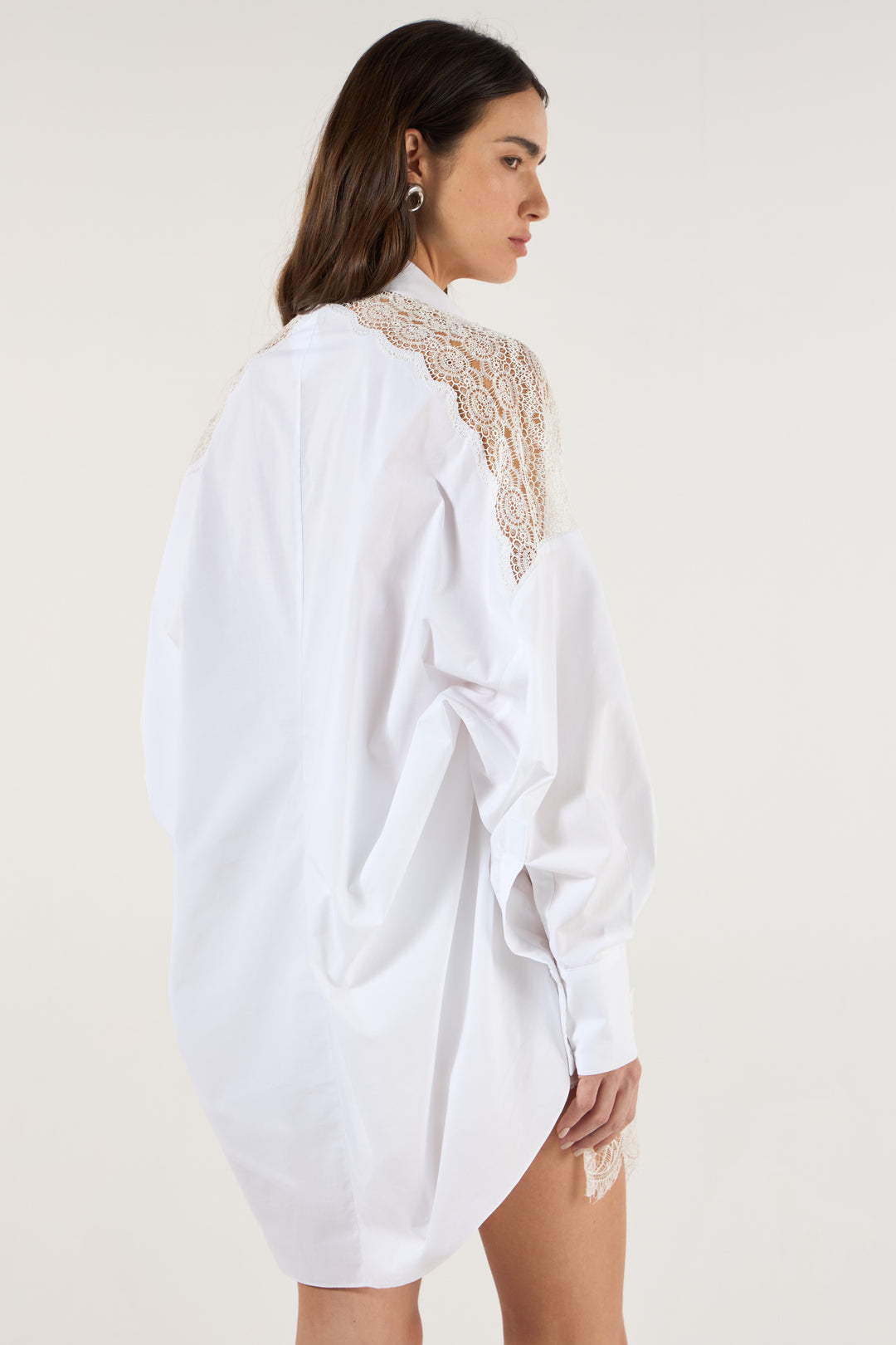 Lace Insert Shirt