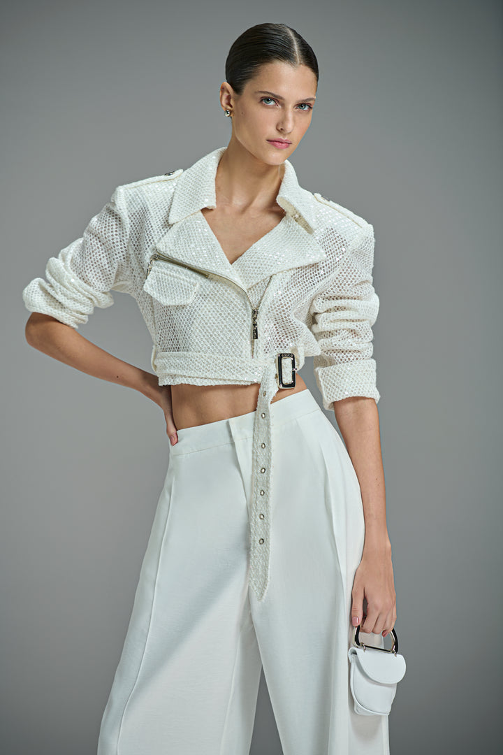 Pleated Tailored Trousers