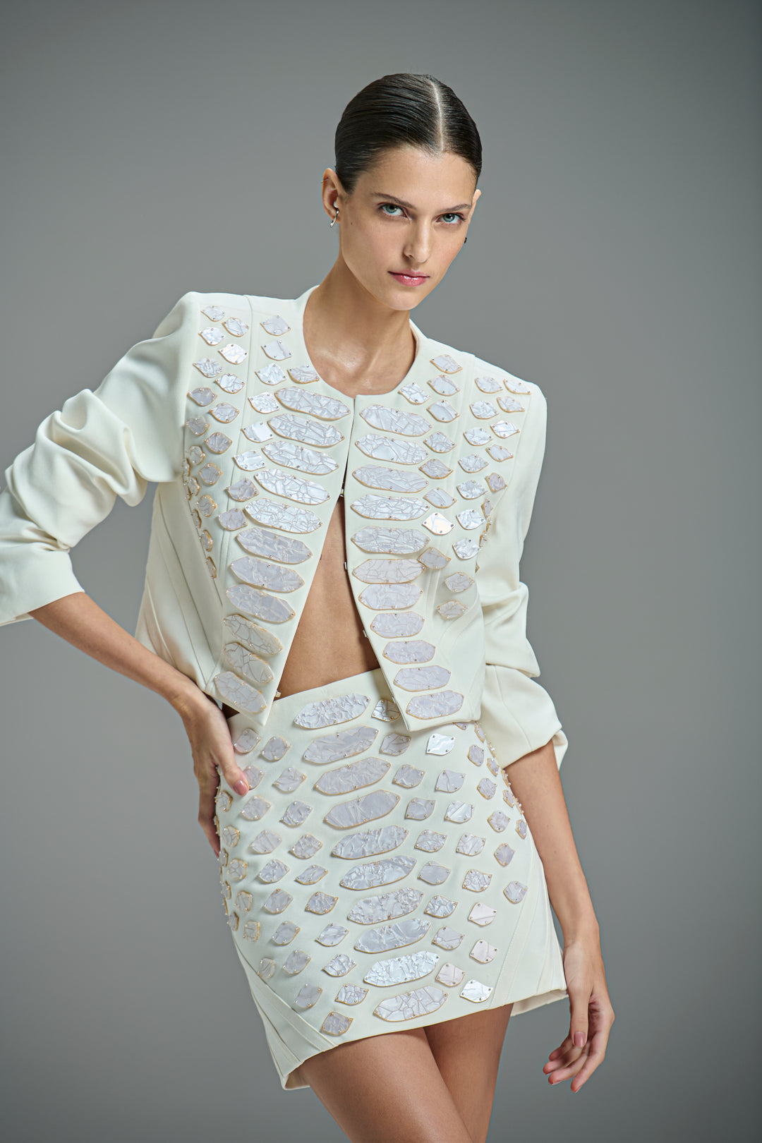 Chaos Tailored Mini Skirt