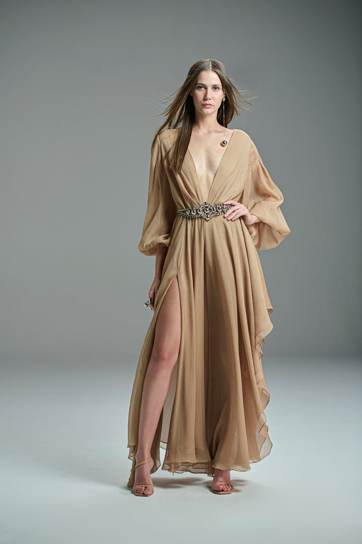 Vestido Longo Tule
