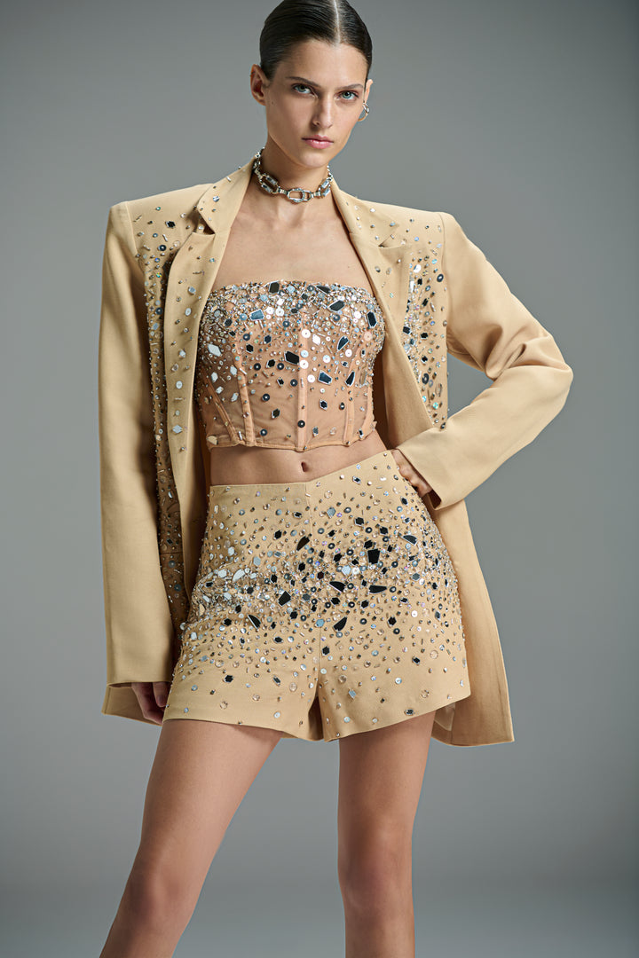 Embroidered Blazer