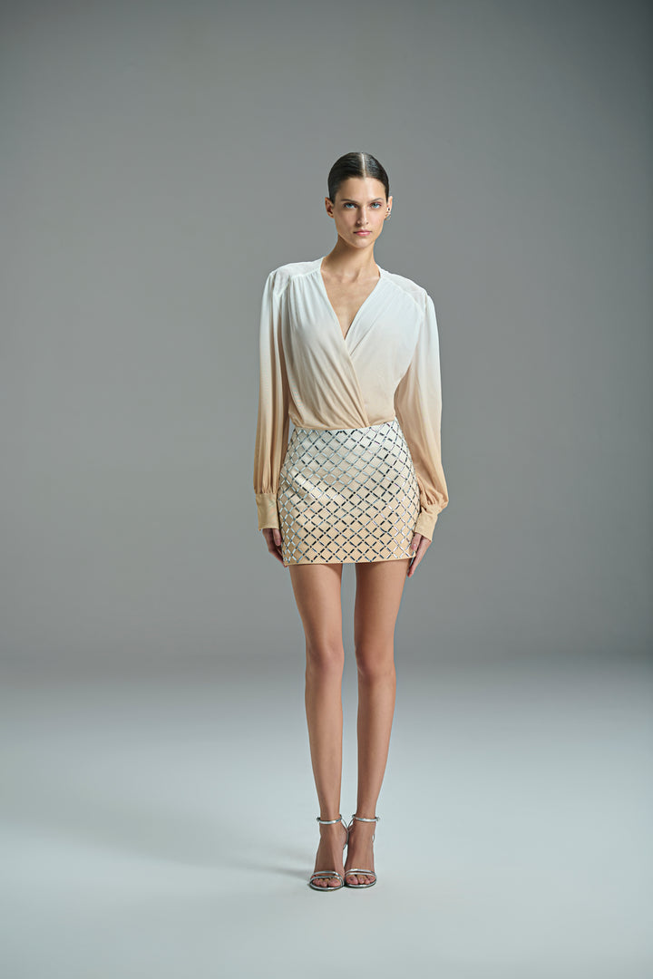 Gradient Transfer Skirt