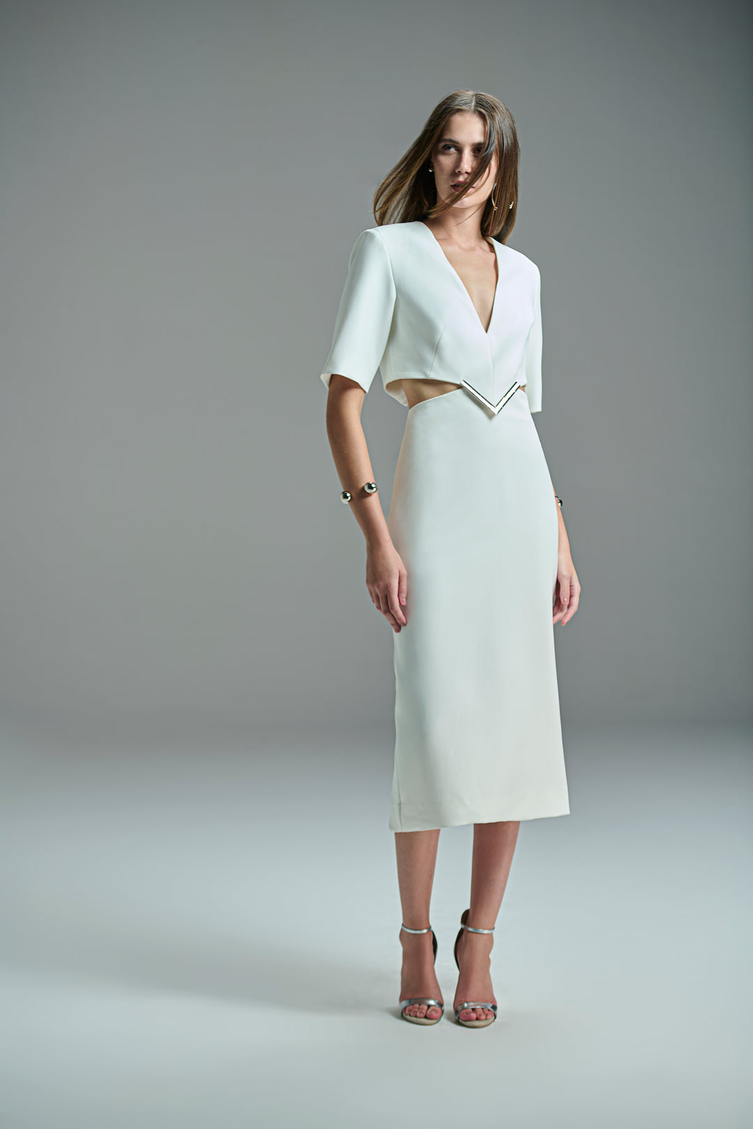 Cut Out Midi Dress