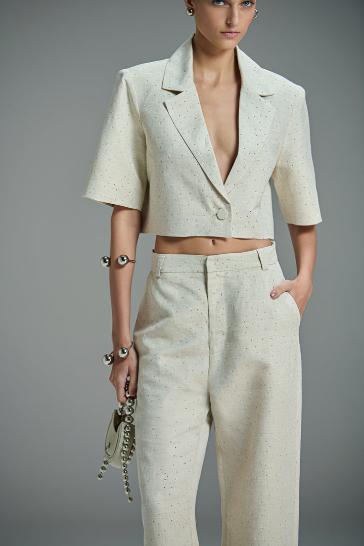 Linen Transfer Trousers