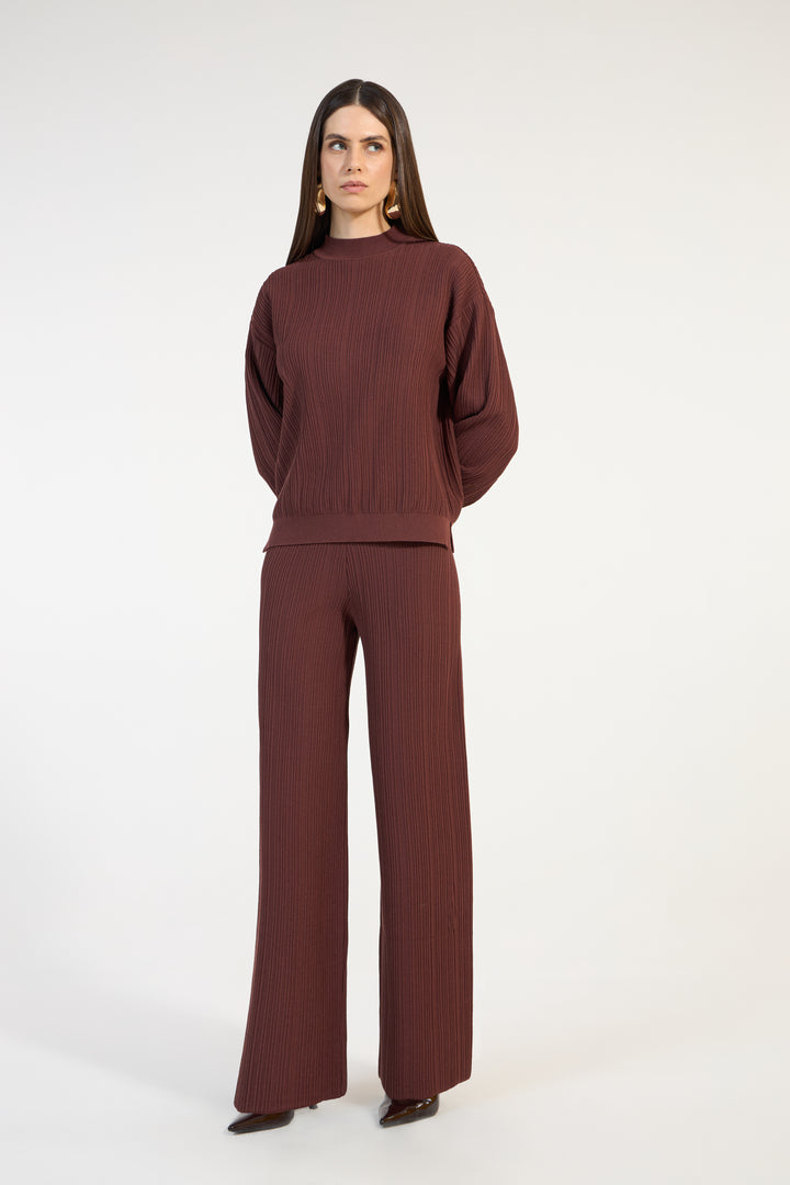 Conjunto Pull+Calça Nervura