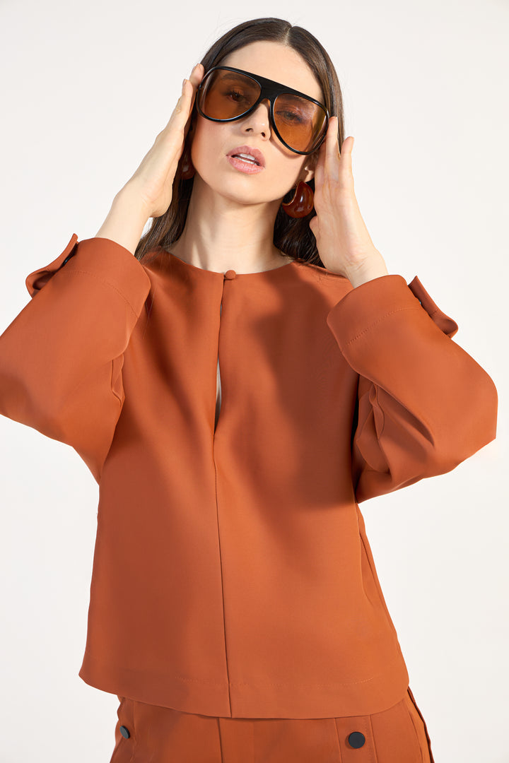 Conjunto Blusa+Bermuda Botões