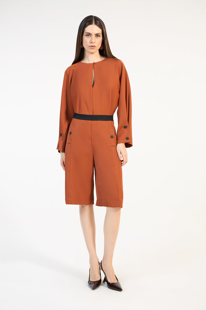 Conjunto Blusa+Bermuda Botões
