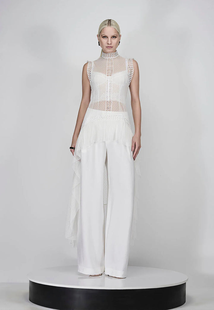 Corset Pants + Mullet Top Set